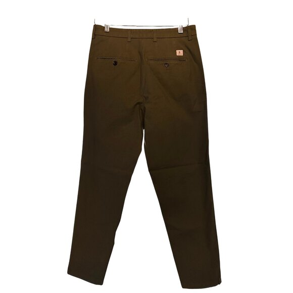 Department Five Mens George Trousers Army Green Slim Fit Size 30 Made In Italy - Picture 2 of 8